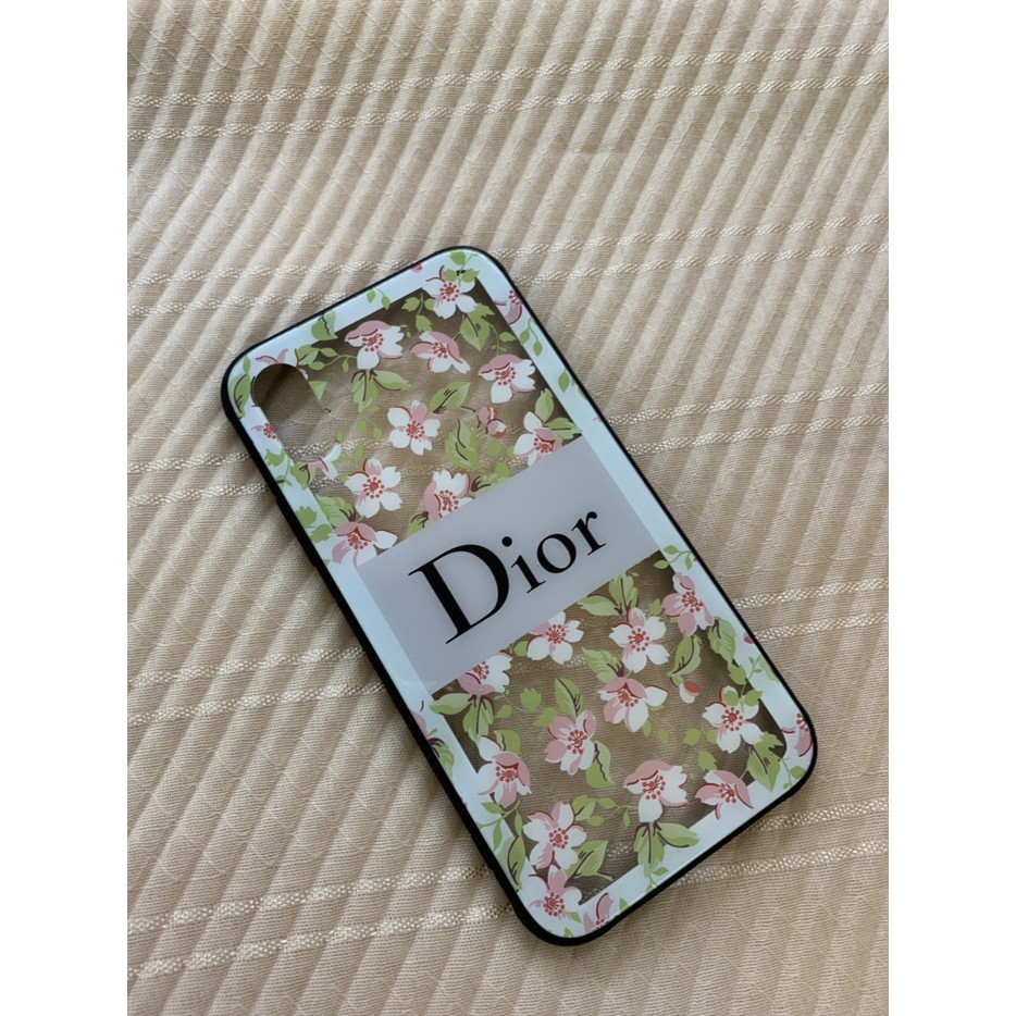 Softcase TPU Premium Dior Bunga Slim Case Cover Casing HP Iphone X