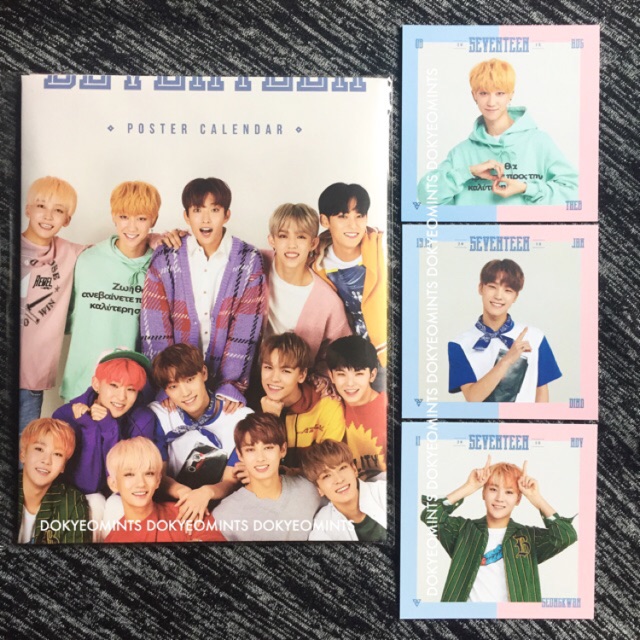 SEVENTEEN SEASON GREETINGS PHOTOCARD / season greeting seventeen / seventeen poster caledar
