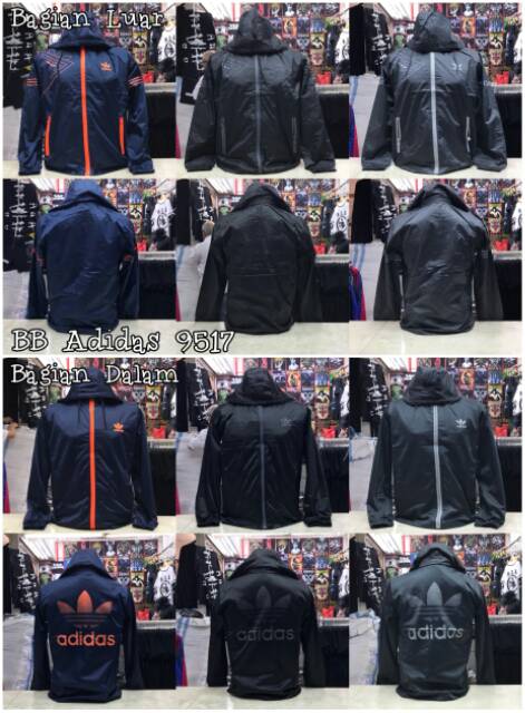Jaket Adidas Bolak Balik