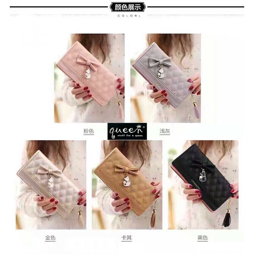 COD SALE 2.2 - PROMO DOMPET PANJANG WANITA SIMPLE KECE BISA BUAT TARO HP ANDROID KADO LIMITED