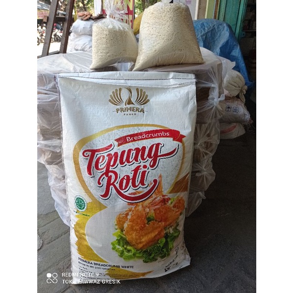 Tepung Roti Putih PRIMERA / Tepung Panko Putih / Panir Putih / BREADCRUMBS White