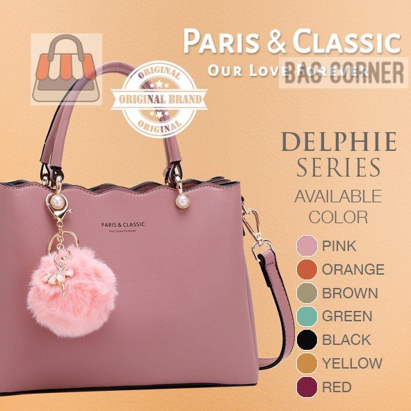 BagCorner - Tas Selempang Pesta Wanita Branded Original Kekinian Import Terbaru Merek Paris & Classi