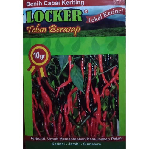 Cabe LOCKER 10 Gram - Benih Cabe Merah Keriting LOCKER - CMK LOCKER - Bibit Cabe Locker Loker