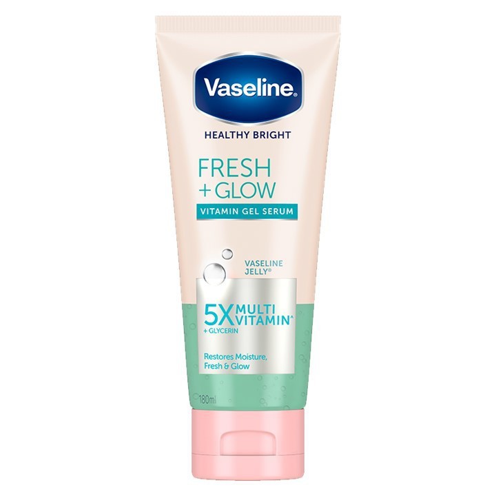 Vaseline Healthy Bright Vitamin Gel Serum Fresh Glow Hand Body Lotion