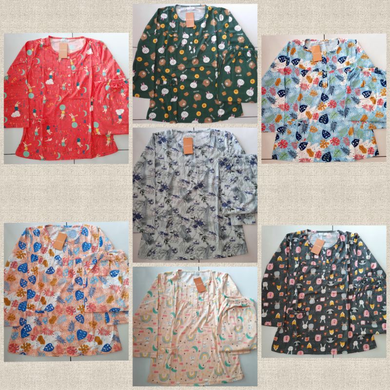 PIYAMA LILY WHITE CELANA PANJANG