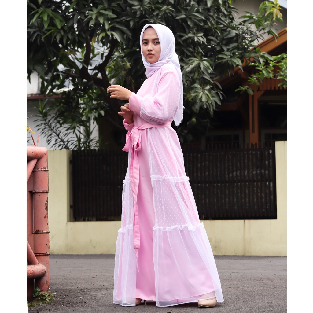 CALYSTA DRESS TILE WANITA - GAMIS WANITA MUSLIMAH