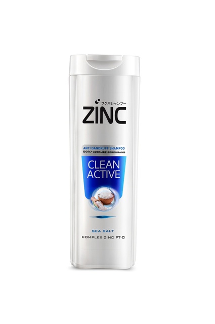 Zinc Shampoo Clean Active Botol 340 ml