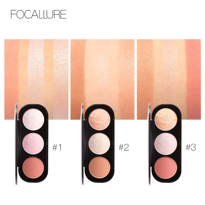 FOCALLURE palet Blush on &amp; highlighter  FA26