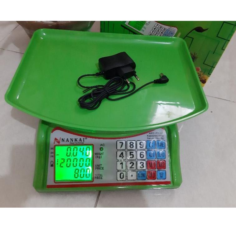L-AFO> ✓> Charger Timbangan Digital Nankai Cas Timbangan Wesco Camry