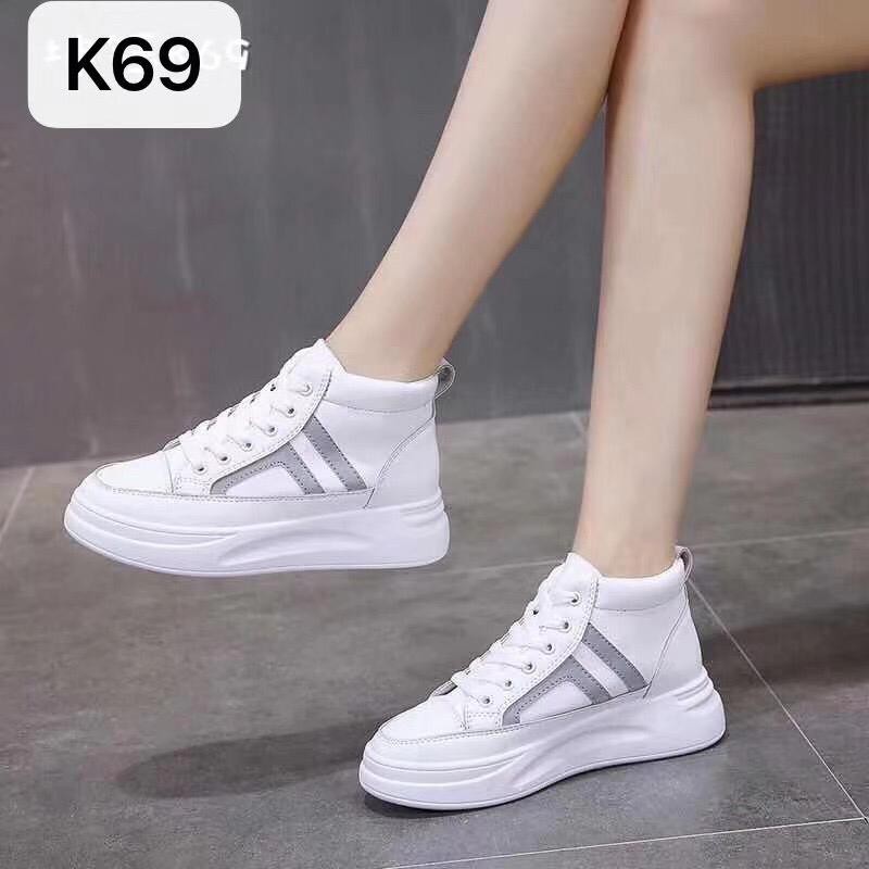 Sepatu Sneakers Kets Putih Wanita Sepatu Olahraga Wanita Impor Sepatu Sneakers Cewek SP-083