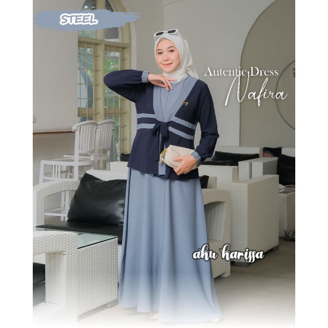 GAMIS NAFIRA ORIGINAL AKU KARISSA DRESS WANITA TERBARU BEST SELLER KEKINIAN