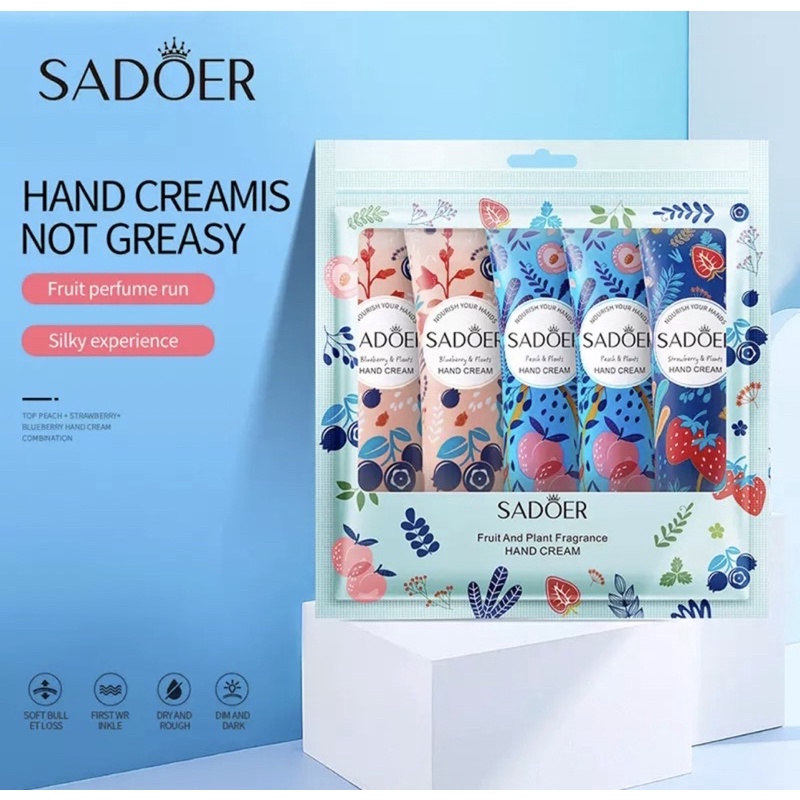 SADOER FRUIT HAND CREAM 5 in 1