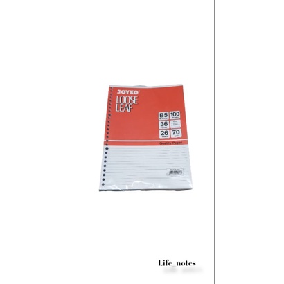 

Kertas Isi Binder B5 - 100 sheets