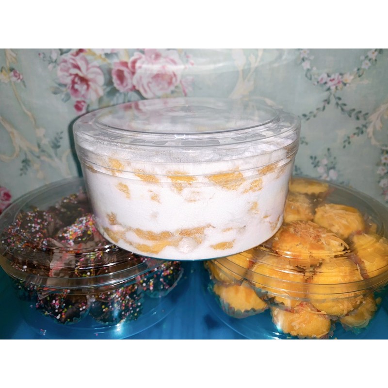 

Kue Kering / Kue Lebaran (Nastar,Putri Salju, Cornflakes cokelat, dan lainnya)