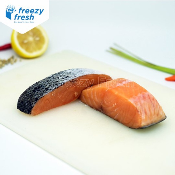 

Freezy Fresh Ikan Salmon Fillet Cut (Cut Salmon) 500 Gram