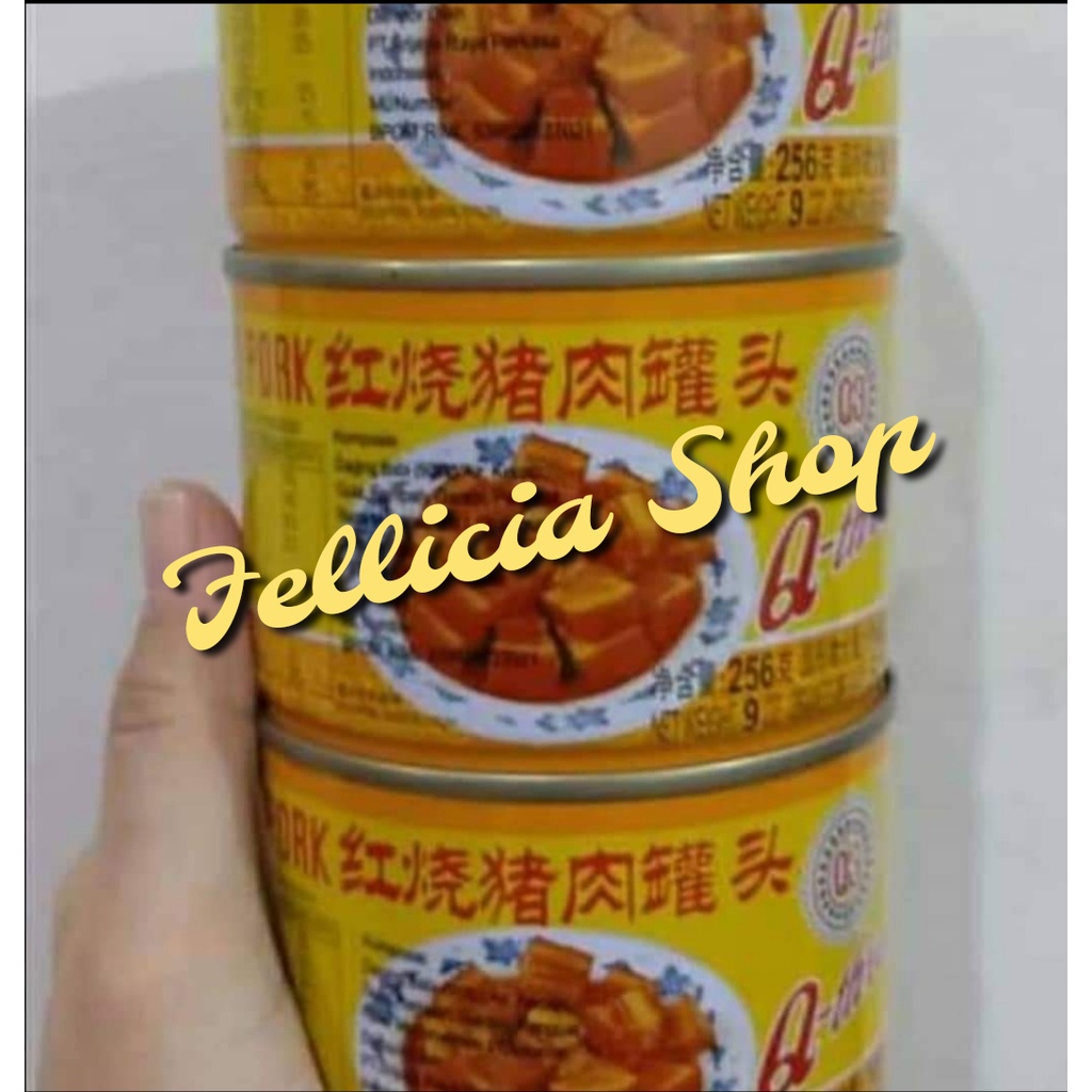 

STEWED PORK Q THREE 256 GRAM/BA KUAN/BABI SAMCAN / Q3 STEWED PORK IMPORT SINGAPORE LTD