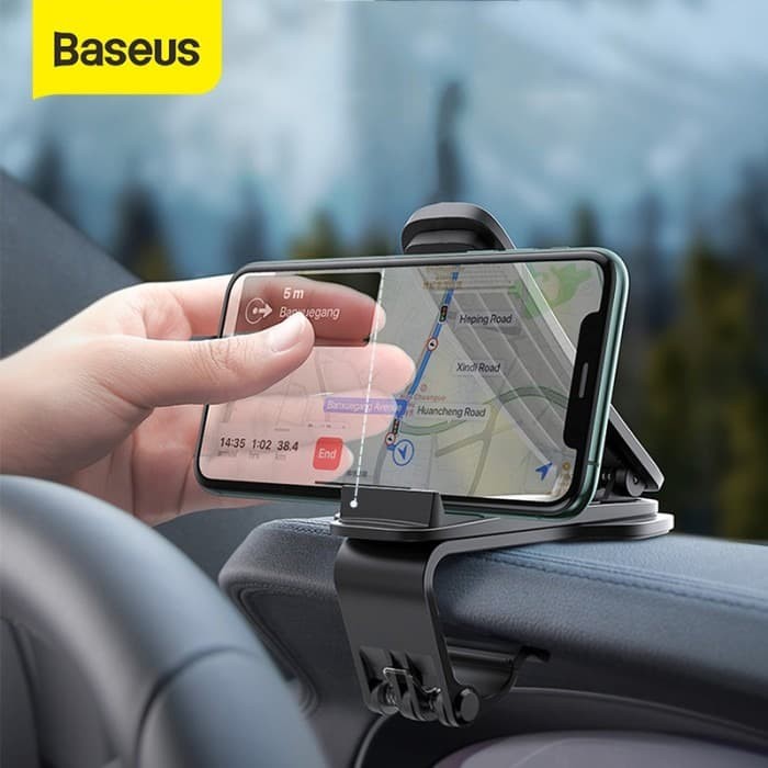 BASEUS BIG MOUTH PRO CAR MOUNT PHONE HOLDER CLIP HP DASHBOARD MOBIL