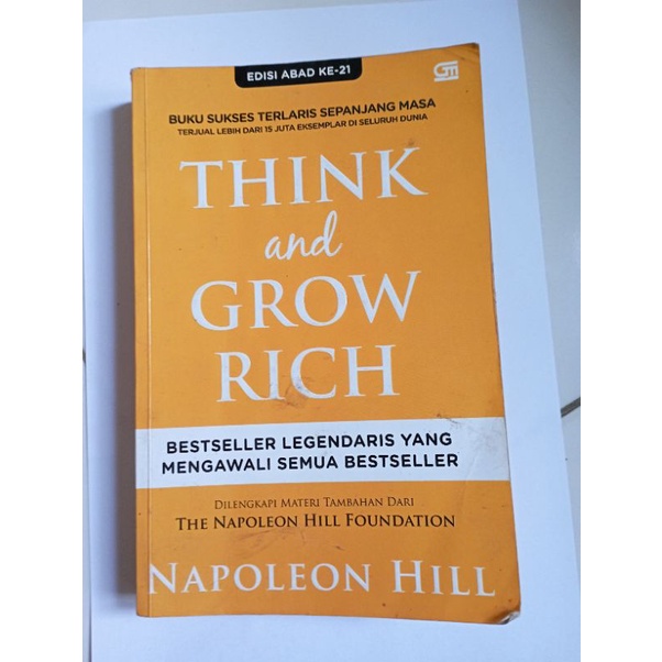 

BUKU THINK AND GROW RICH by Napoleon Hill