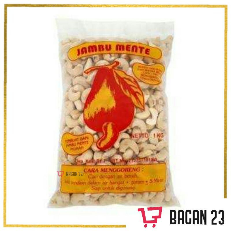 

Kacang Jambu Mente 1Kg / Kacang Mede / Bacan 23 - Bacan23