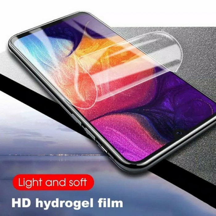 NEW OPPO A54 A74 4G 5G A11K A33 A53 A52 A92 A31 A12 F9 A7 A5S ANTI GORES HYDROGEL CLEAR GEL DEPAN PELINDUNG LAYAR SCREEN GUARD FULL COVER