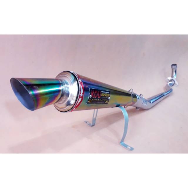 Knalpot Racing Kou Bunglon Supra x 125 Revo Blade  Kharisma
