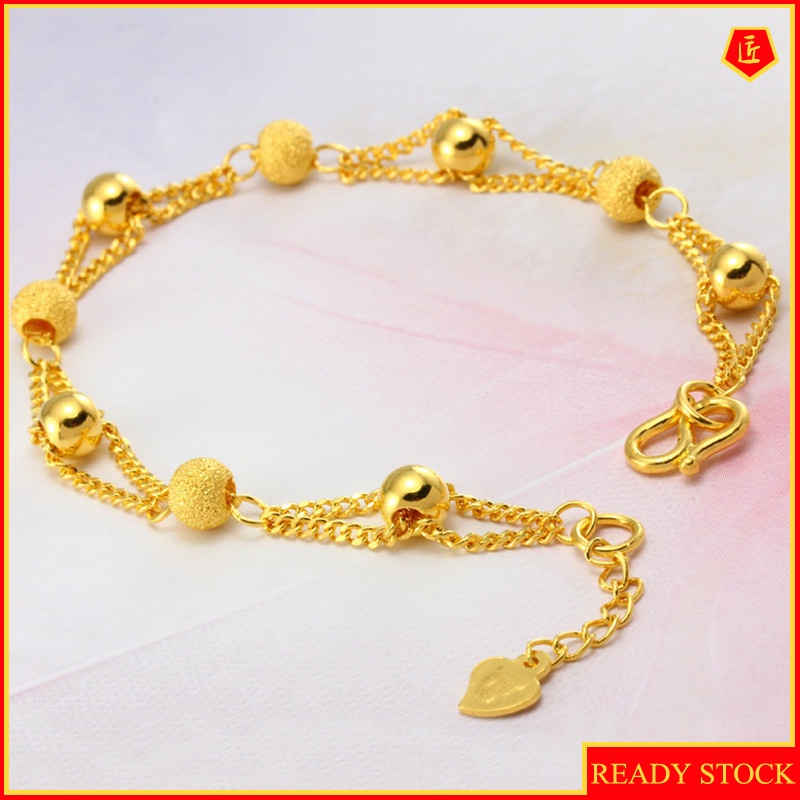 [Ready Stock]Gold Elegant Fashion Beaded Bracelet