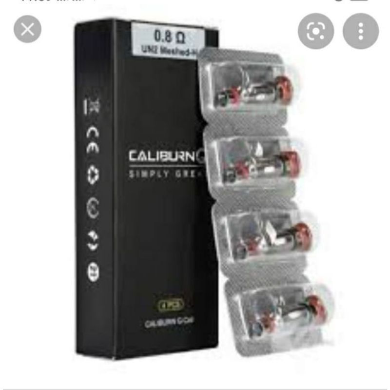 COIL CALIBURN G 0.8 Harga sepack isi 4