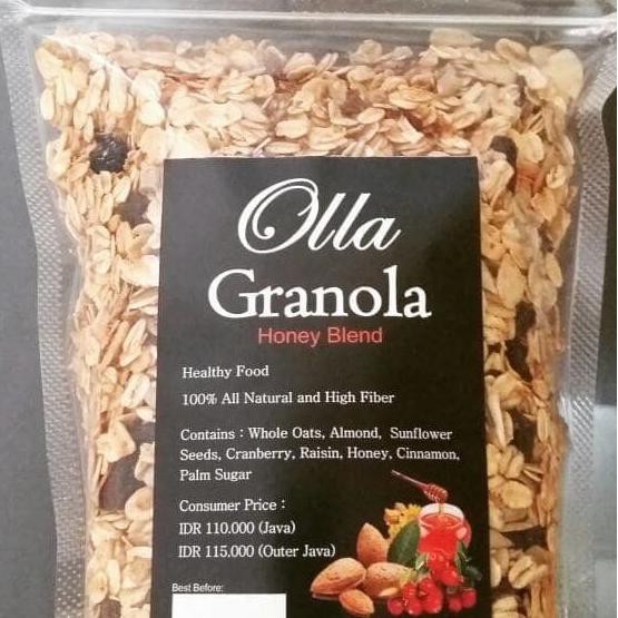 

Aseli Olla Granola Honey Blend / Diet Snack Muesli 500 Gr It'S Work