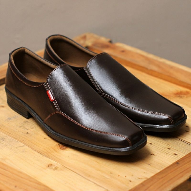 PANTOFEL GLAD - EASTBROOK | Sepatu Pantofel Slip On Pria Hitam Pantopel Formal Kerja Kantor Murah