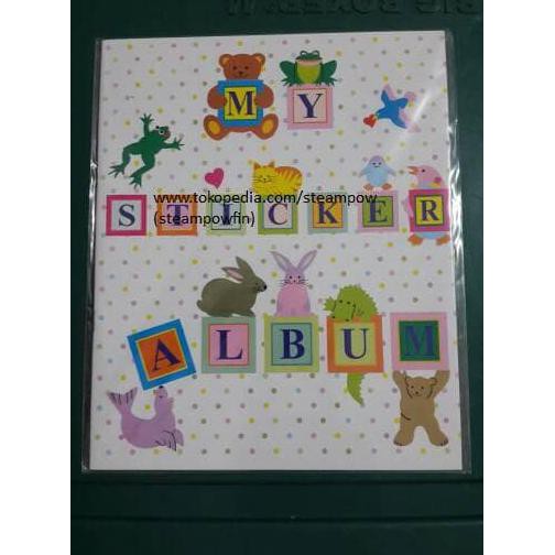 

Buku Stiker / My Sticker Album Book / Stationery