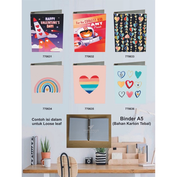 

Binder A5 / Binder Note A5 / Love / Set 2960