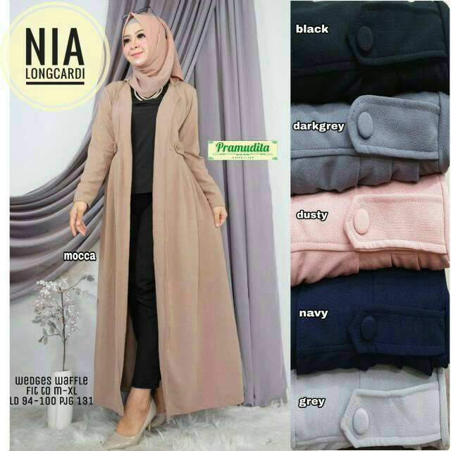 premium long outer TERKECE BADAIII !!! TERMURAH PARAAH!! long tunik cardigan