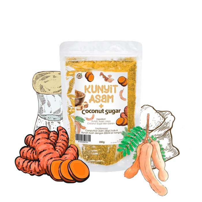 

House Of Organix Kunyit Asam + Coconut Sugar 200 Gr (BERKUALITAS)