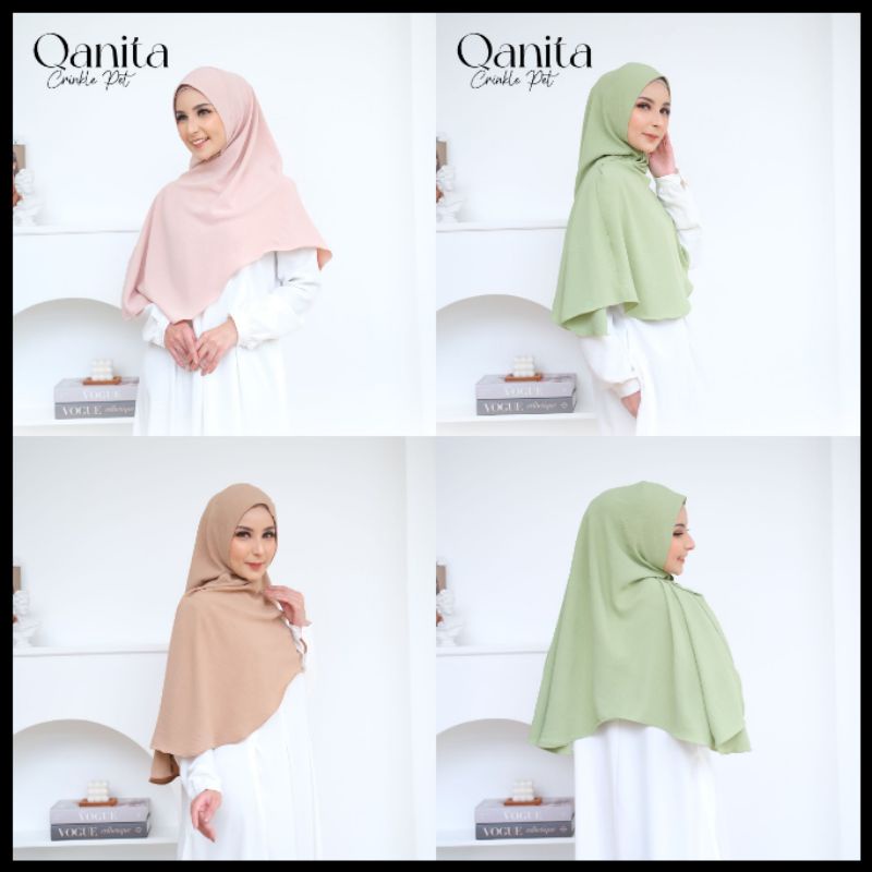 HIJAB CRINKLE/HIJAB INSTAN PET/CRINKLE/QANITA