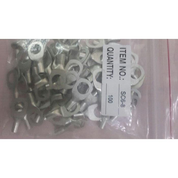 Kabel Skun SC / Skun Kabel SC 6-8 / Cable Lug / Scun Cable 6-8mm / Cable Schoen 6-8mm / Sepatu Kabel