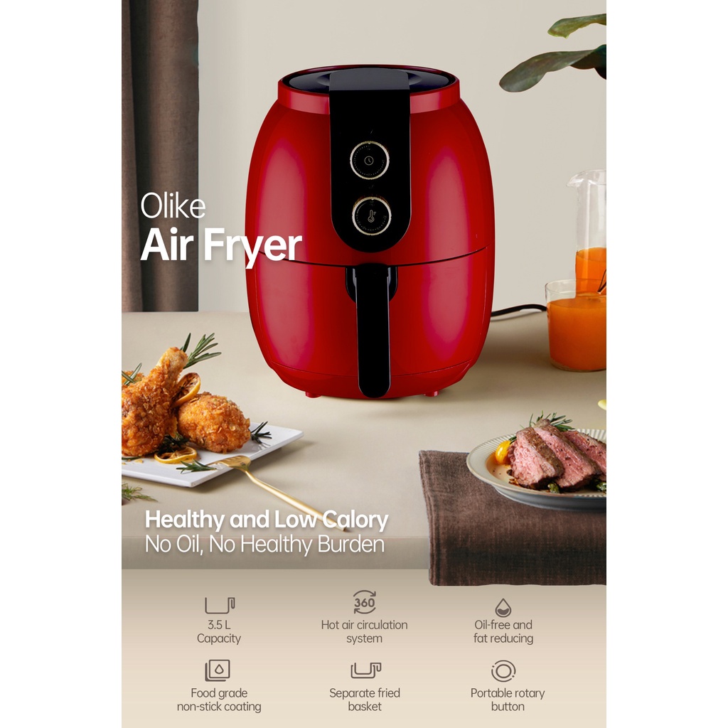 AIR FRYER OLIKE QZG-A15T2 [ORIGINAL]