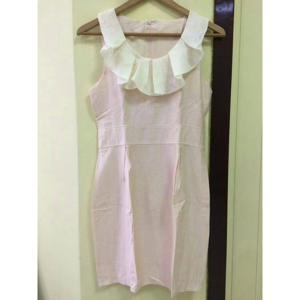 Dress Terusan Warna Pink Salem