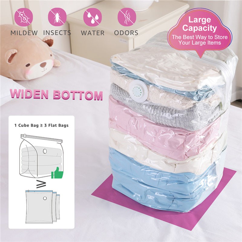 URIBI Cube Vacuum Storage Bag - Tempat Penyimpanan Multifungsi