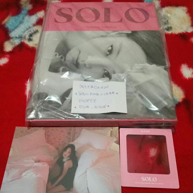 Album Solo Jennie Blackpink Regular / Special Edition Limited fullset without poster