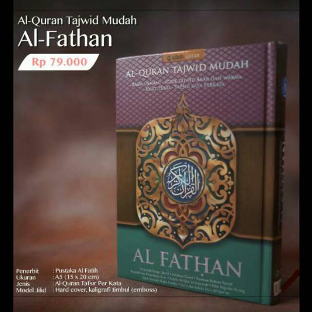 Al Quran Perkata Al Fathan A5