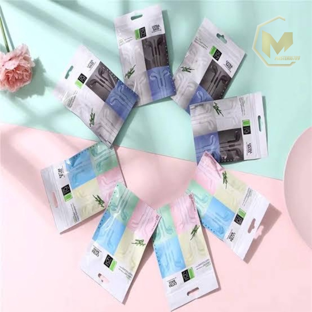 BM025 HEADSET HANDSFREE earphone U19 MACARON MATE COLOR HIFI EXTRA BASS MA202