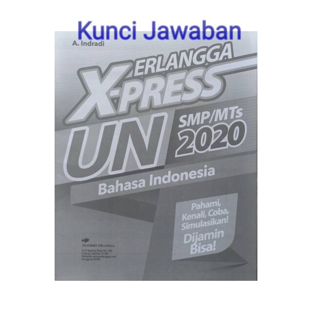 Terbaru Erlangga Xpress Un Bahasa Indonesia Smp Mts 2020 Shopee Indonesia