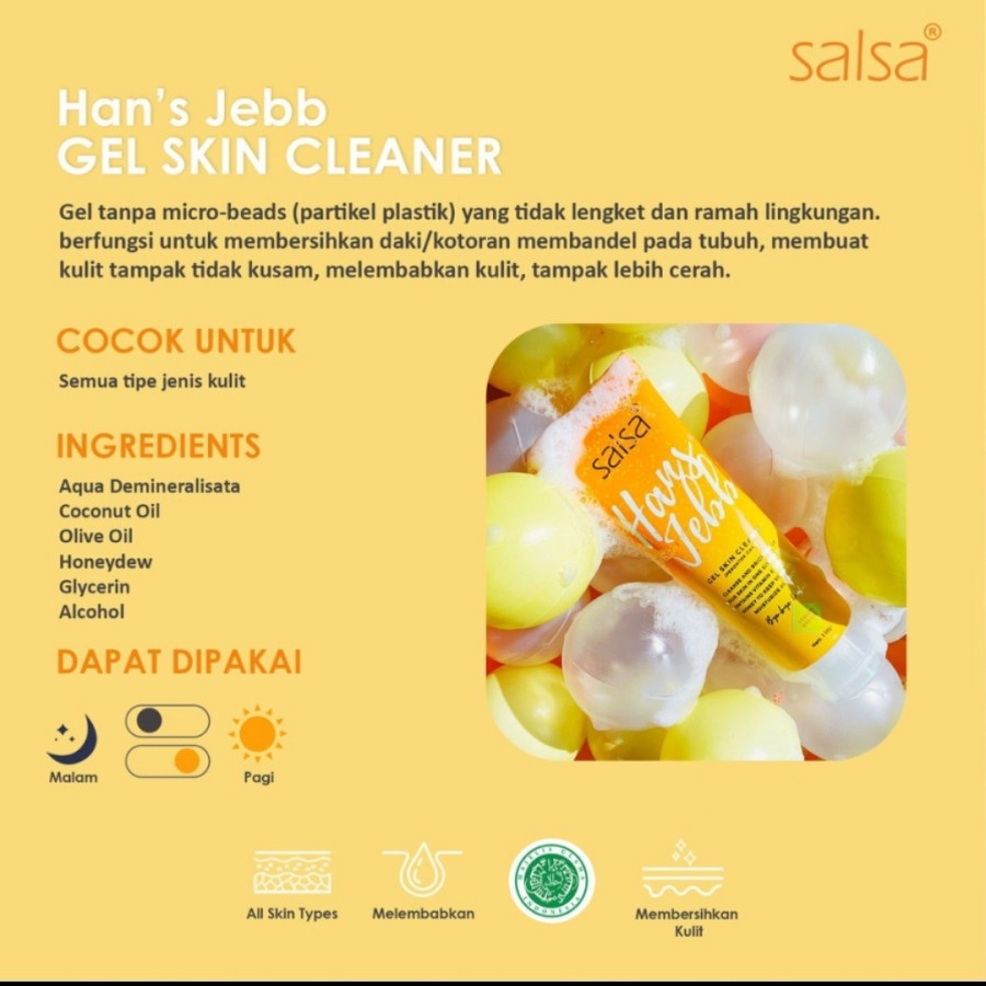 SALSA - HANS JEBB PERONTOK DAKI GEL SKIN CLEANER 110 G