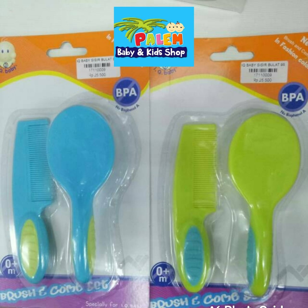 IQ BABY Brush &amp; Comb Set Sisir Bulat 95