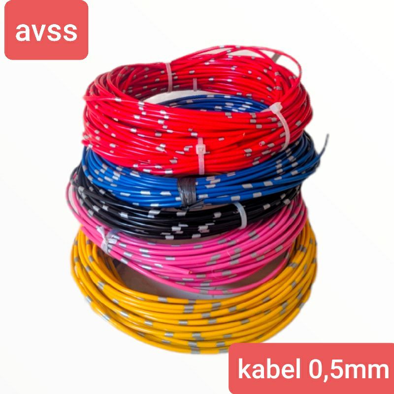 Kabel bintik avss 0,5mm 1roll 20meter