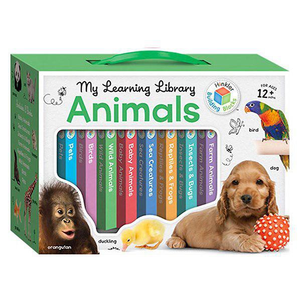 

(WP) My Learning Library Animals (8 Board Books) (Box Hijau)