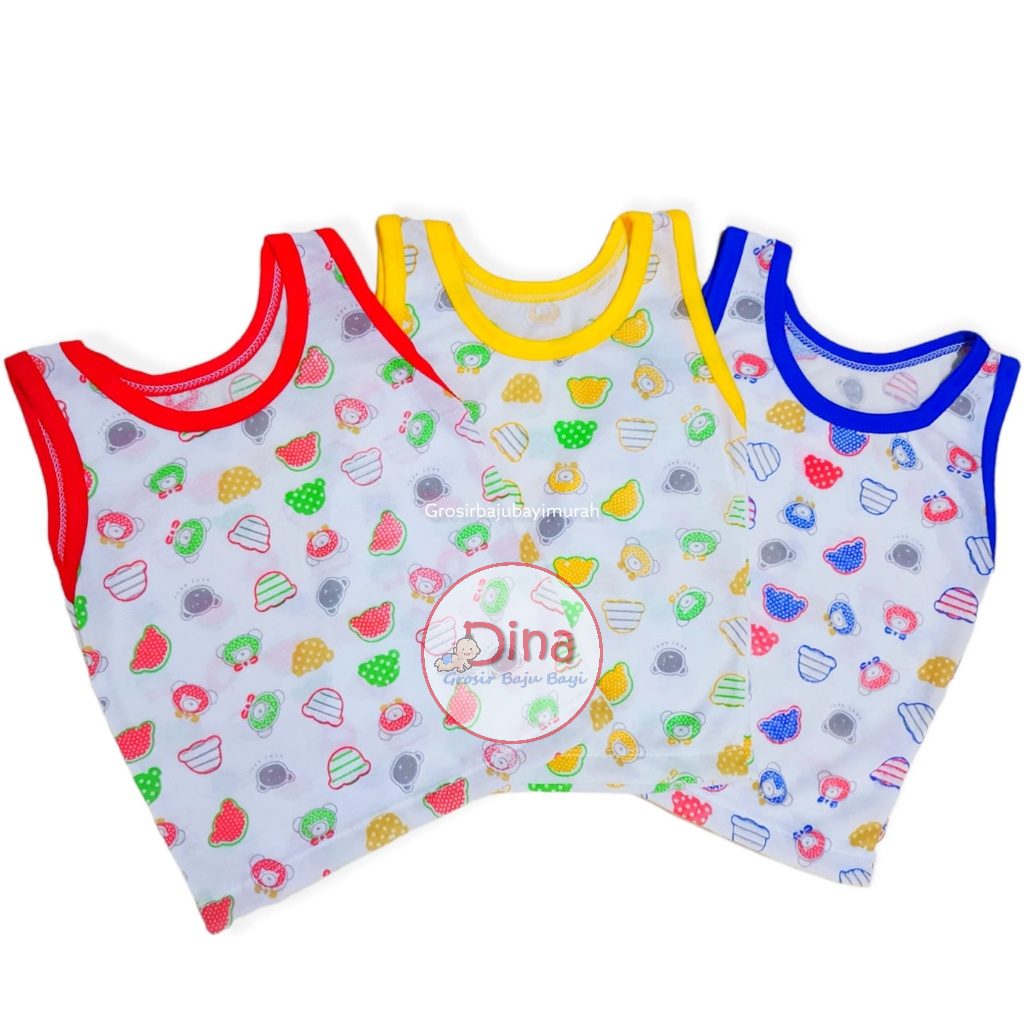 singlet bayi MOTIF TABUR 6-18bulan