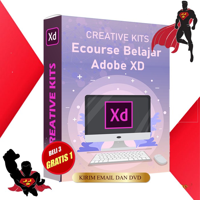 Ecourse Belajar ADOBE XD - Mahir Adobe XD + BONUS SOFTWARE XD JKT