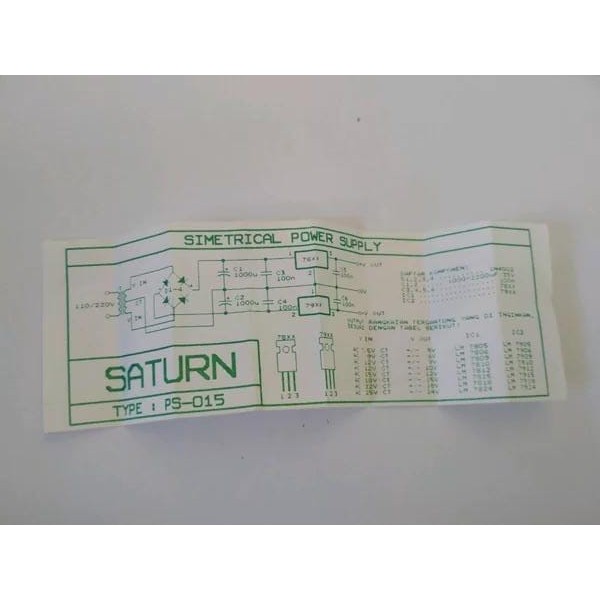 PCB Power Supply Simetric PS-015
