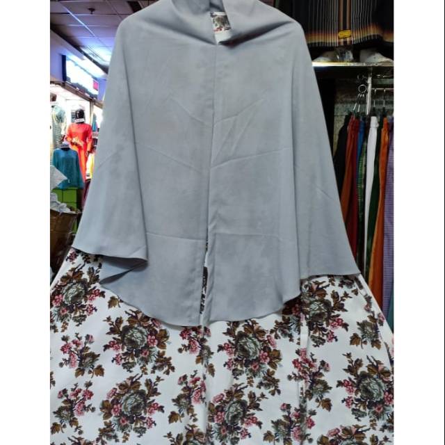 Gamis monalisa/gamis syar'i motif bunga Abu/gamis bagus